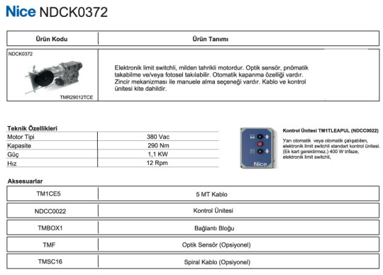 ndck-0372-teknik-bilgiler